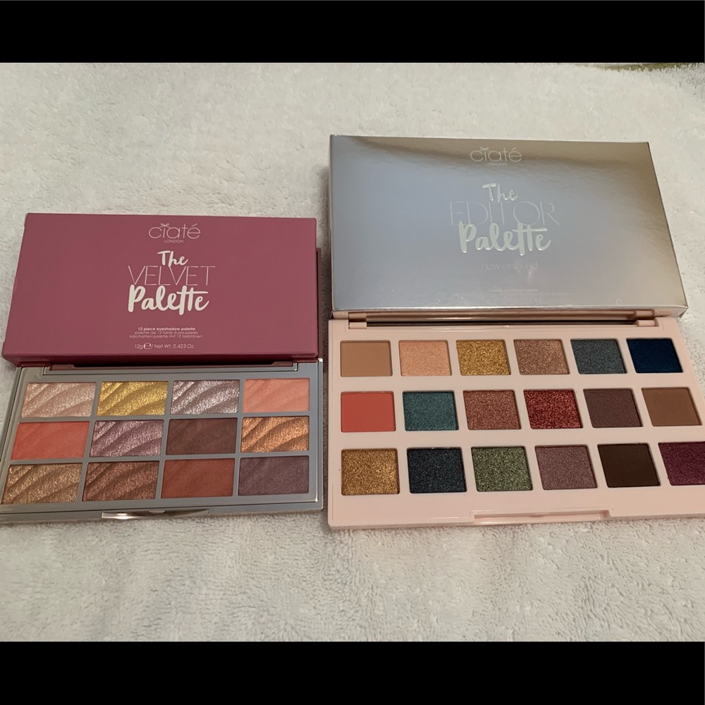 Ciaté London Editor & Velvet Palettes
